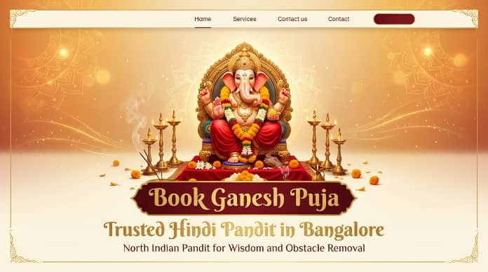 Ganesh puja in Bangalore by Hindi Ganesh Laxmi Puja