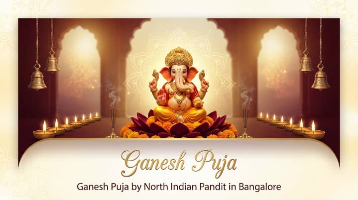 Ganesh festival style puja in Bangalore