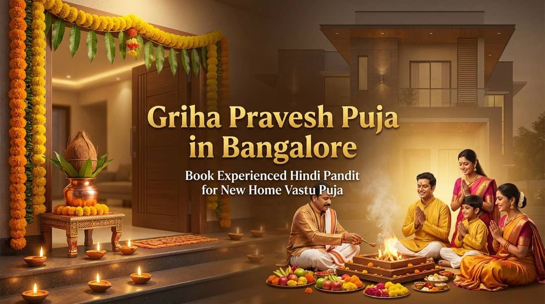 Griha Pravesh puja in Bangalore by Hindi Ganesh Laxmi Puja