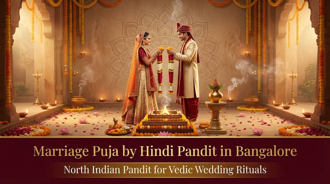 Marriage puja in Bangalore by Hindi Ganesh Laxmi Puja
