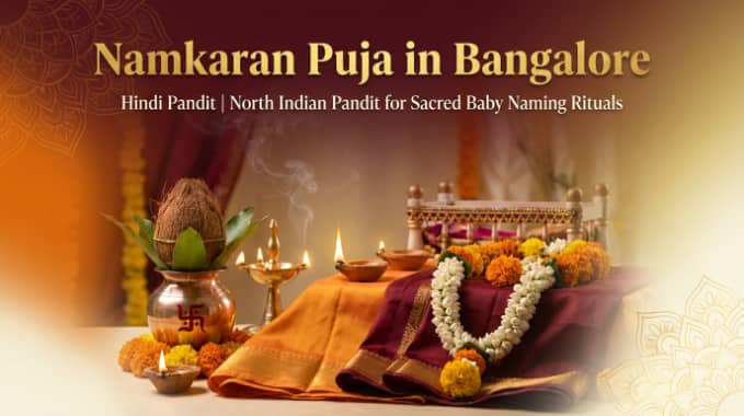 Namkaran puja in Bangalore by Hindi Ganesh Laxmi Puja