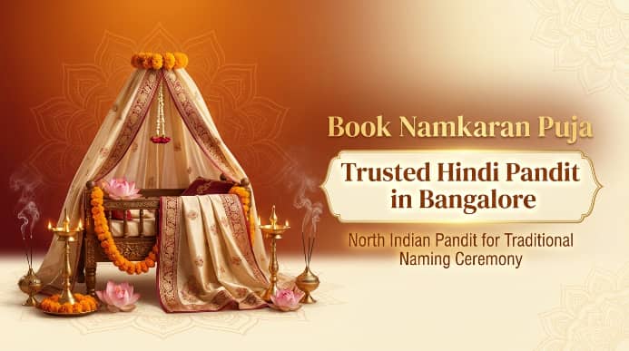 Traditional Namkaran ceremony in Bangalore