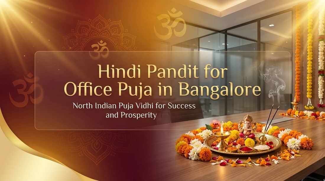 Office puja in Bangalore by Hindi Ganesh Laxmi Puja