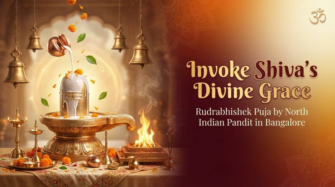 Hindi pandit performing Rudrabhishek in Bangalore