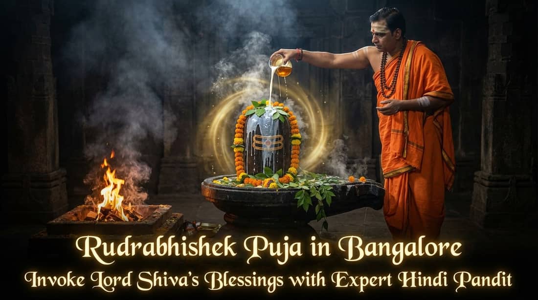 Shiva abhishek ceremony in Bangalore